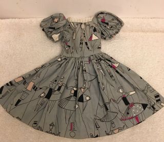 Vintage Dress For 18 - 20” Fashion Doll Alexander Cissy Mrs Revlon