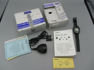 Casio Digital Camera Wrist Watch,  Pc Link / Water Resistant Japan Made - Wqv - 1