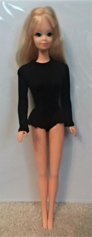 Vintage Mod Pj Twist & Turn Barbie Doll 1118 Tnt 1970 Japan