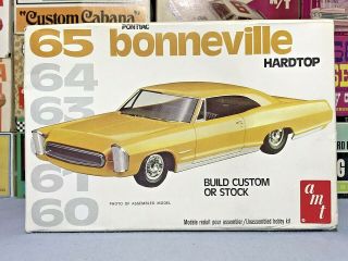 Amt 1965 Pontiac Bonneville " Countdown " 2209 Mpc 65 1/25 Unbuilt O/b Kit