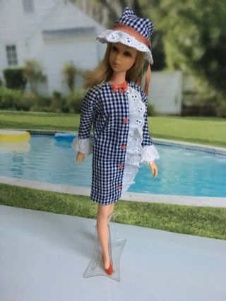 Vintage Barbie Francie 1273 “Side Kick ” (1966 - 1967) Complete Outfit VGC 2