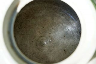 Big and Antique Stoneware Crock,  Primitive Pot Kitchen Pantry Jar 5