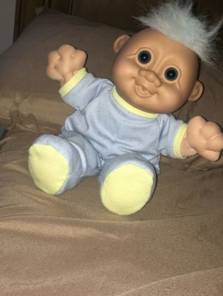 Vintage Russ Troll Baby Doll With Clothes 13 "
