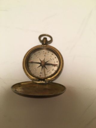 Vintage S And W NY US Military Brass Compass 3