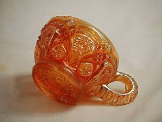 Antique 1910 Fashion Marigold Carnival By Imperial Glass Ohio 2 - 1/4 " Punch Cup
