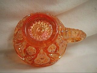 Antique 1910 Fashion Marigold Carnival by Imperial Glass Ohio 2 - 1/4 