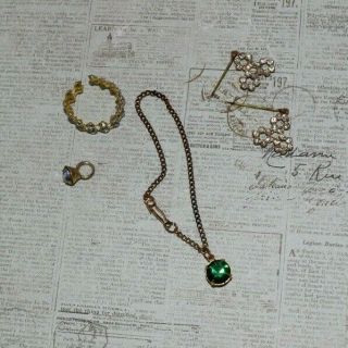 Vintage Madame Alexander Jewelry Bracelet Ring Necklace 20 21 Portrait Doll
