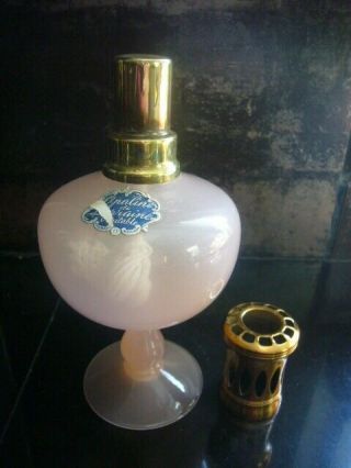 Antique Lampe Berger Paris Made In France Vallerysthal Va Opaline Pink 1960