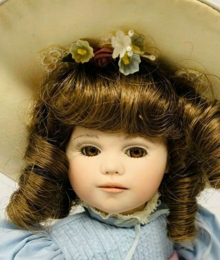 Jan Hagara Porcelain Doll - Bonnie - 1992 Club Member Exclusive -