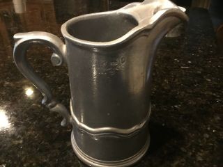 Vintage Wilton Armetale/pewter Plough Tavern Country Ware Pitcher