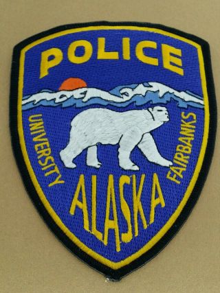 Fairbanks University,  Alaska Police Shoulder Patch Ak