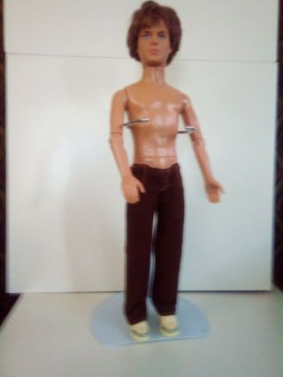 Vintage Mod Ken Doll Barbie 1968 Rooted Dark Hair With Pants&shoes