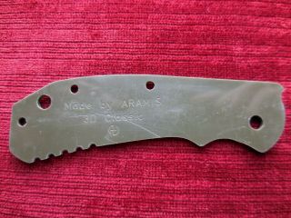 Aramis Custom OD Green G10 Scale for Zero Tolerance 0550 Knife - 2