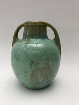 Antique Fulper Arts & Crafts Art Pottery Vase 1917 - 34 Mark