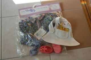 Muffy Vanderbear Sewing Lesson Hoppy Outfit And Handmade Apron Orig Package 1993