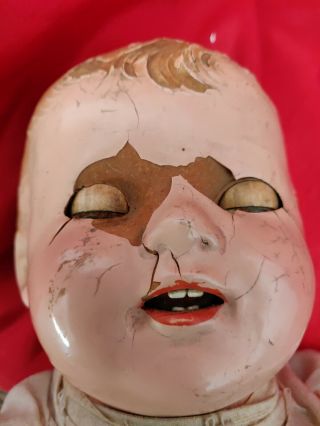 Morgue Baby Anitque/vintage Creepy Haunted 20 " Baby Doll Spooky