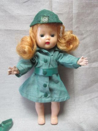 Vintage Blond Muffie In Girl Scout Uniform