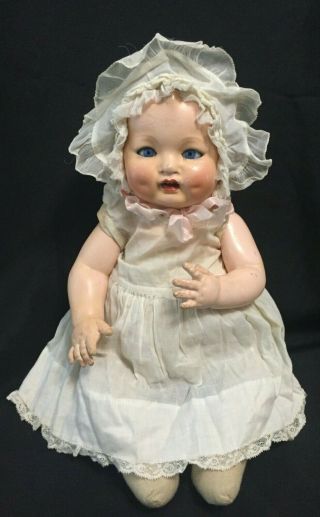Antique Baby Gloria Germany 3 16 " Bisque Head Shoulders Doll 3 Day