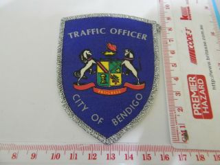 City Of Bendigo Traffic Officer Patch Hard/2/get
