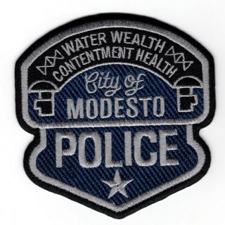 Modesto California Ca Police Patch