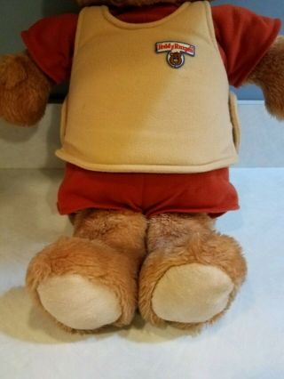 Vintage 1985 Teddy Ruxpin Toy Stuffed Animal Bear Worlds Of Wonder 80s 3