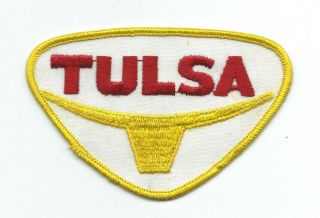 Tulsa Gas & Oil Sew On Patch N.  O.  S.  Shirt - Jacket - Patch
