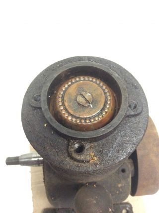 Antique Briggs And Stratton Model FH Engine crank case Cylinder piston block etc 4