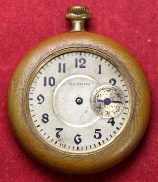1890 Illinois Grade 149 Model 1 6s 7j Lever Set Pocket Watch - Parts/repair