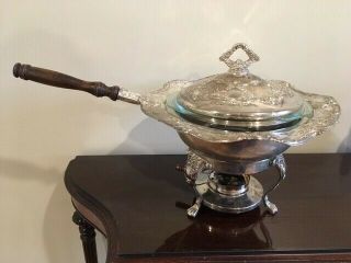 Towle Silversmiths Silver Plated Chafing Dish Set