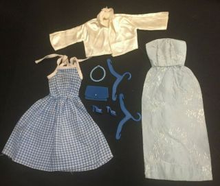 Vintage 60s Fashion Doll Clone Night Day Outfits Fits Barbie Tammy Tressy 4