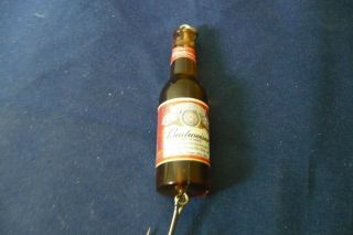 Vintage Lure - Budweiser Novelty Beer Bottle Lure And Cap Opener 3 " Long 1/2 Oz.