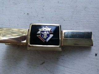 Anson Vintage Knights of Columbus Fraternal Tie Clip Bar 2