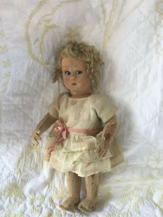 Antique Cloth Lenci Child Doll