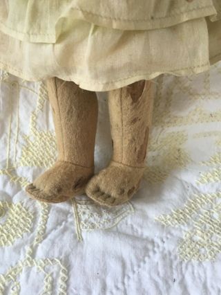 Antique Cloth LENCI Child Doll 3