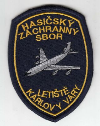 Airport Karlovy Vary - Fire Rescue Corps - Patch - Czech Republic