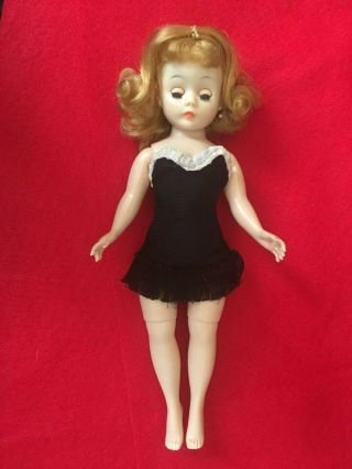 Vintage Madame Alexander 10 " Blonde Cissette Doll,  Triple Stitch Wig