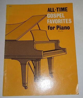 Vintage All - Time Gospel Favorites For Piano Sheet Music 24 Songs
