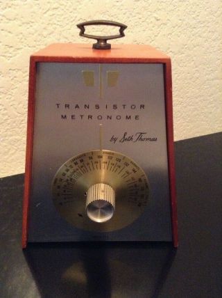 Vintage Seth Thomas Transistor Metronome Musical Timer E970 - 000