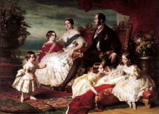 13x17 Print: Portrait Of Queen Victoria,  Prince Albert,  And Their Children