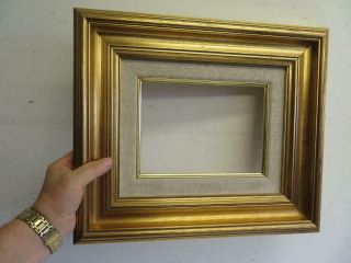 Old Picture Frame Gold Fits 8 1/2 Inch X 6 1/2 " Painting