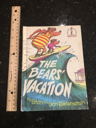 Berenstain Bears The Bears Vacation Vintage Dr Seuss Hardcover Book 3