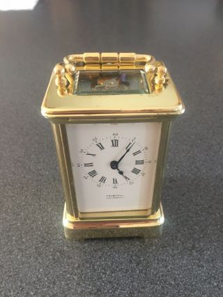 Very Fully Serviced Brass Cased English Carriage Clock