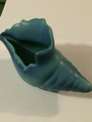 Antique Vintage Van Briggle Pottery Planter Sea Shell Cotospas 8 1/2 