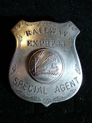 Railway Express Special Agent Railroad Western Badge Of The Old West Pin 50