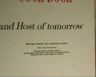Kids Cookbook 1955 Better Homes and Gardens Junior Cookbook Vintage 5th Printing 4