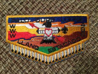 Palo Duro Merged Oa Lodge 486 Old Ordeal Scout Flap Patch