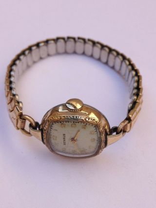Vintage Benrus 15 Jewels Swiss Made Wind - Up Watch - Runs Good