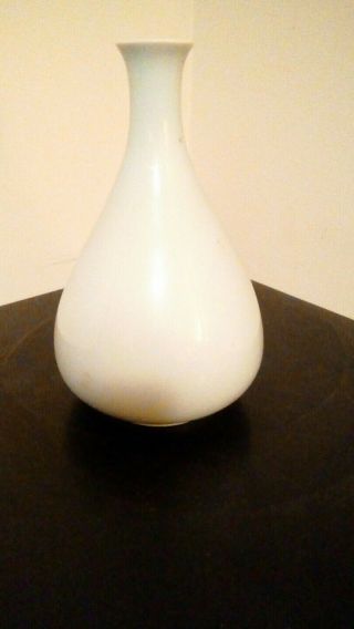Celadon Korean Crackle Vase Artist Signed