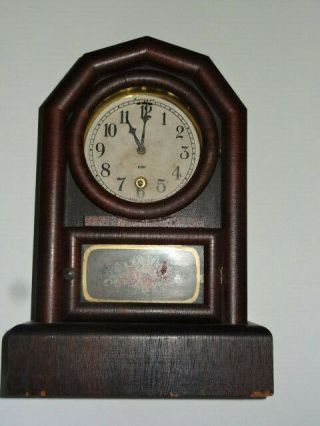 Antique Haven Cottage Clock Case With Replaced Vintage Movement