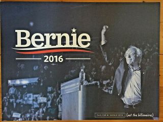 Bernie Sanders Official Campaign Caucus Poster 2016 Iowa
